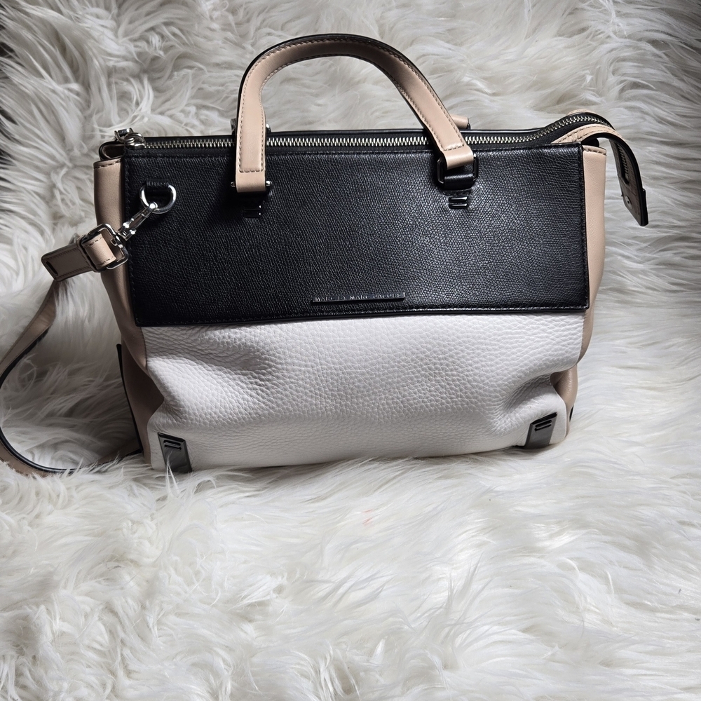MARC JACOBS Black and Cream Women's Handbag